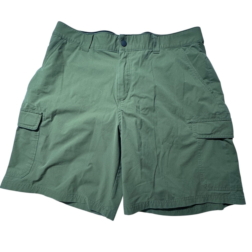 Orvis Cargo Shorts Mens 38 Green Polyester Hiking Utility Gorpcore 1572730